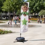 Pied 4 branches et bouée – Image 2